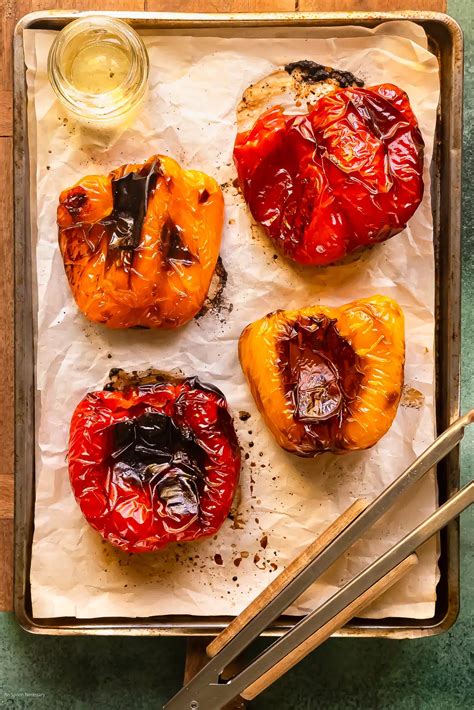 How to Roast Bell Peppers: 4 Easy & Fool-Proof Roasting Methods - No ...