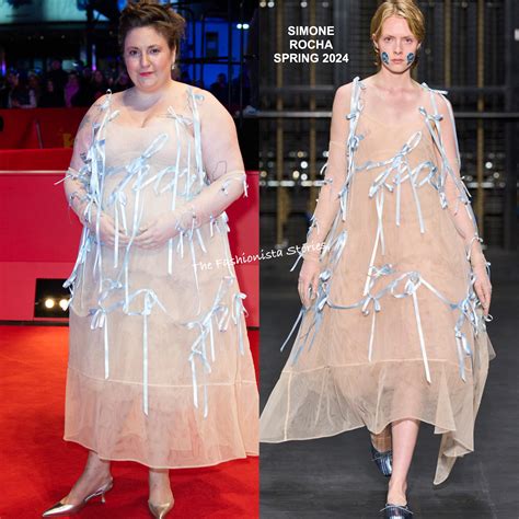 Lena Dunham in Simone Rocha at the ''Treasure'' 74th Berlin Film ...
