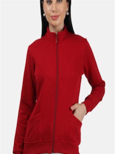 Buy Monte Carlo Women Red Sweatshirt - Sweatshirts for Women 15266126 ...