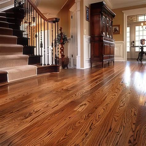 Traditional Plank Red Oak Flooring | Red oak hardwood floors, Red oak ...