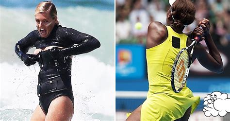 50 Classic Wardrobe Malfunctions Female Athlete Edition - Modern Furniture