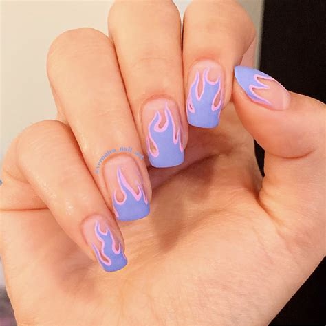 How To Flame Nail Art at Samantha Atherton blog