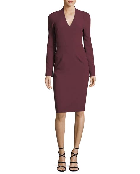 Black halo long sleeve sheath dresses for women – Black halo long ...