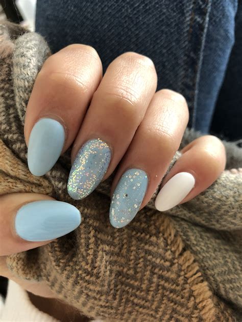 Baby Blue Summer Nail Designs