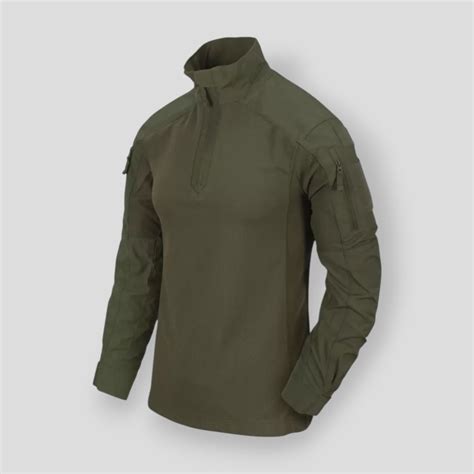 mcdu combat shirt® - nyco ripstop - olive green - helikon