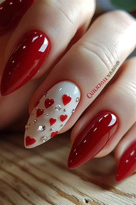 Red Valentine Nails 2024: Embrace the Bold Romance! ️💄 | Valentine's ...