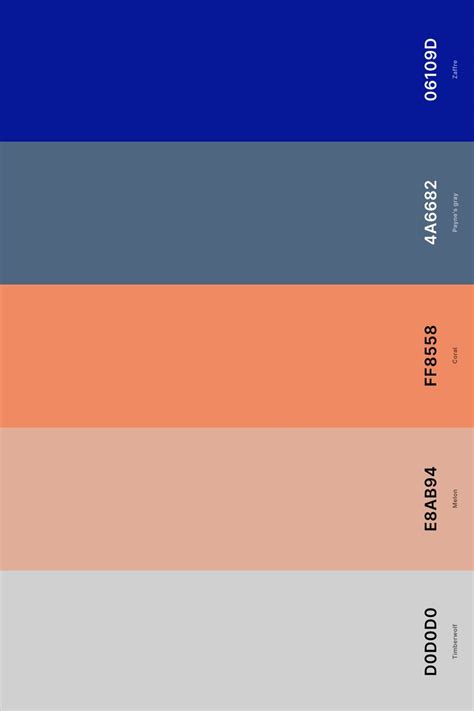 25 best coral color palettes with names and hex codes – Artofit