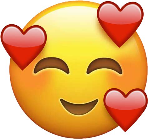 Smiling Face With Heart Eyes Emoji Png Image Free Download