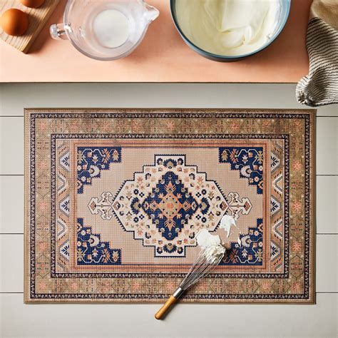 Vintage Vinyl Kitchen Mats at Michiko Durbin blog