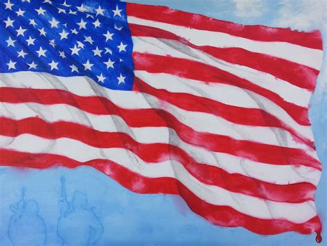 Flag Painting at PaintingValley.com | Explore collection of Flag Painting