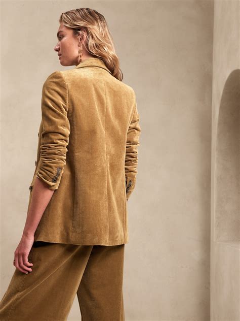 Rivoli Oversized Corduroy Blazer | Banana Republic