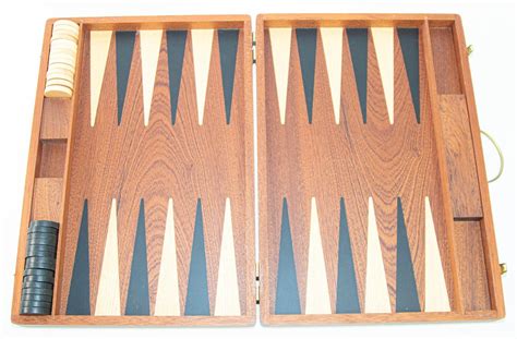 Vintage Wood Backgammon Set Game Box, circa 1950 For Sale at 1stDibs ...