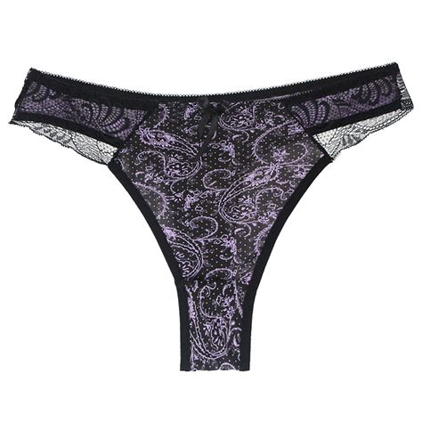 Ruimatai Women's Lace Thong Underwear Sexy Low Waist Comfortable Breathable Soft Panties for ...