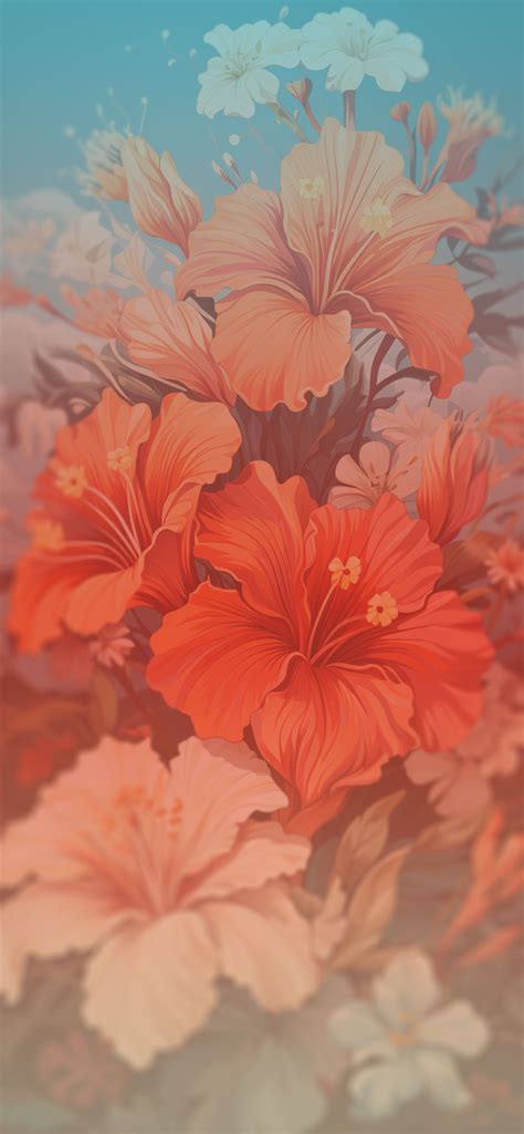 Beautiful Hibiscus Flowers Art Wallpapers - Flowers Wallpapers 4k