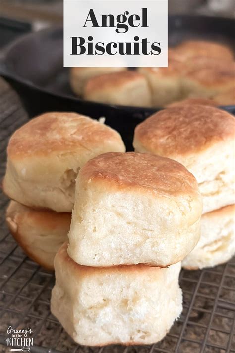 Angel Biscuits- The Fluffiest Biscuits Ever! | Recipe | Angel biscuits ...