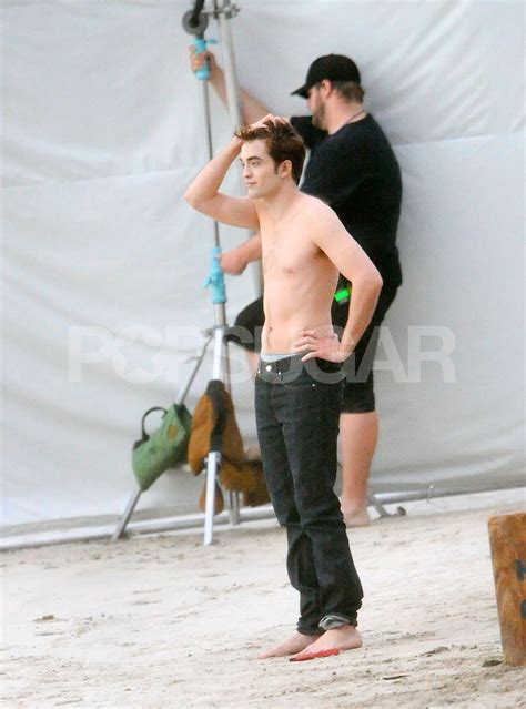 Robert Pattinson Shirtless Breaking Dawn