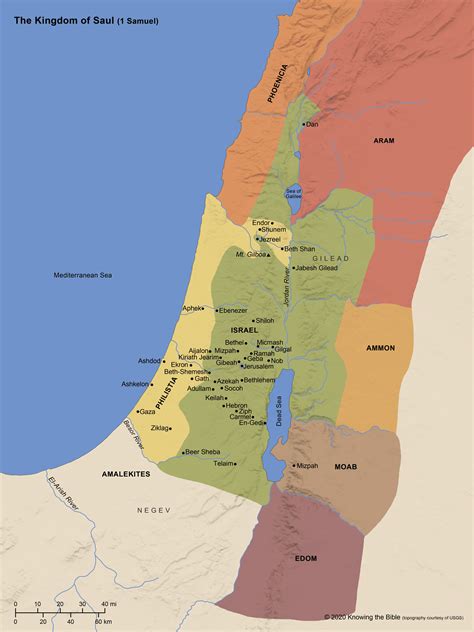 Maps Of Saul And Samuel