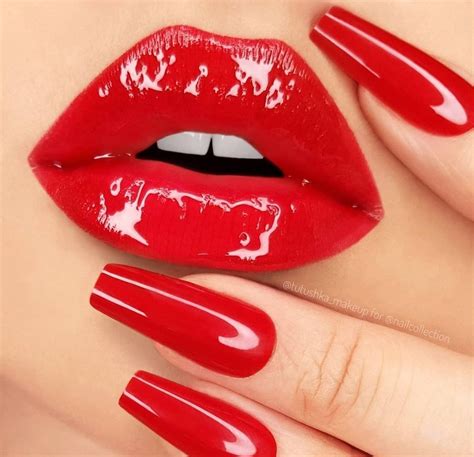 Red ♥️💋💅 | Red nails, Red lips, Red lipsticks