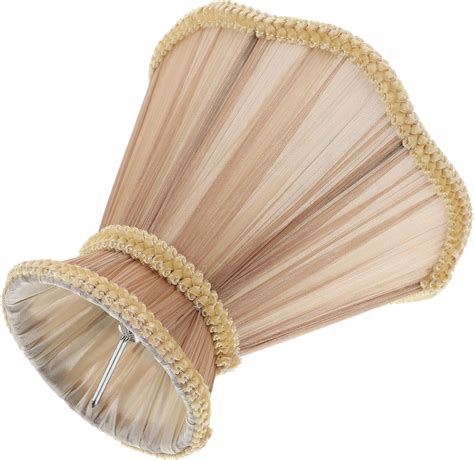 HOMSFOU Lamp Shades Vintage Victorian Lamp Shade Fabric Royal Scallop ...