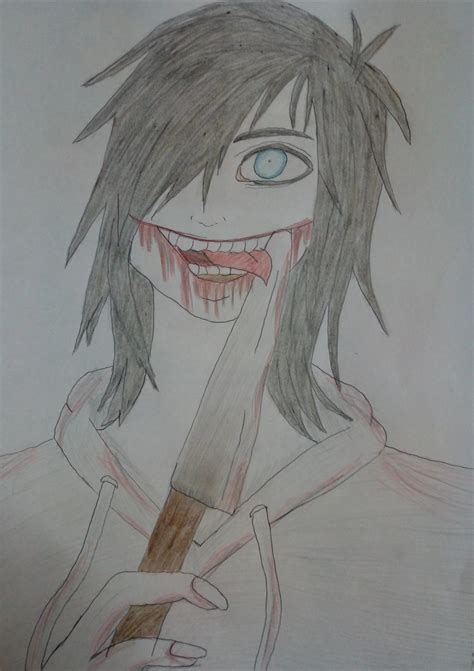 Jeff The Killer Drawing. by AndieChatz on DeviantArt