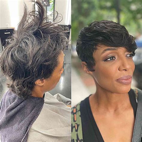 Pixie Haircut Black