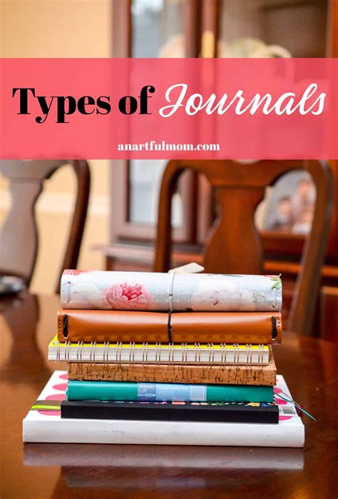 Types of Journaling and some Journal Recommendations - An Artful Mom