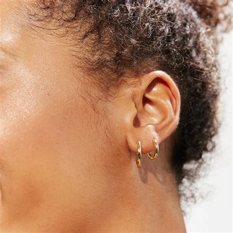 Gold Vermeil Small Hoop Earrings | Edwards & Davies