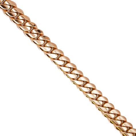 18K Rose Gold Cuban Link Chains – CRM Jewelers