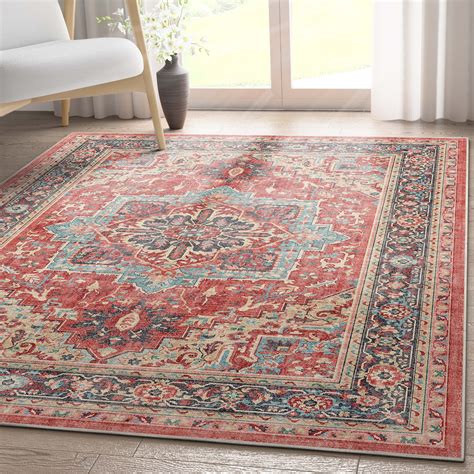 Well Woven Apollo Flatwoven Tirana Red 5'3" x 7'3" Area Rug - Walmart.com