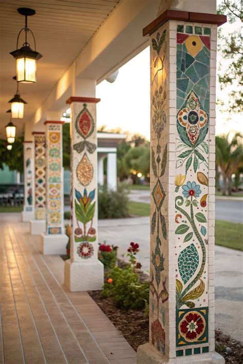 20+ Charming Porch Post Trim Ideas in 2025 | Mexican home decor, Dream ...