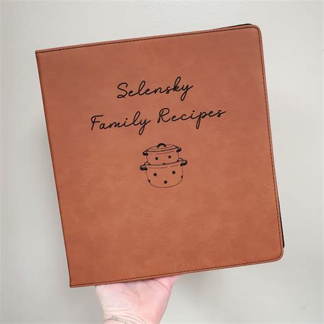 Personalized Recipe Binder + Wood Spoon Bundle - Baum Designs