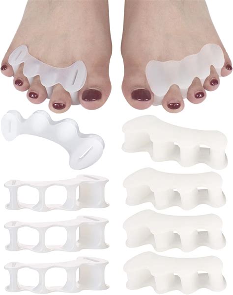 Amazon.com: 8Pcs Toe Spacers for Feet Women Men, Toe Separators to Correct Your Toes, Toe ...