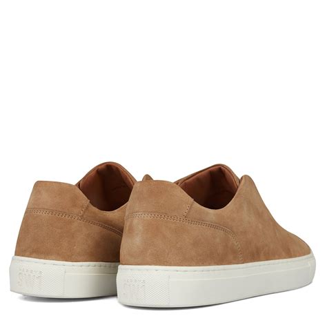 Harrys of London | SW1 Mount Suede Trainers | Men | Tan Suede | Flannels