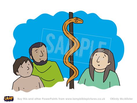 Bronze serpent - Lamp Bible Pictures | Bible pictures, Bible, Bible stories