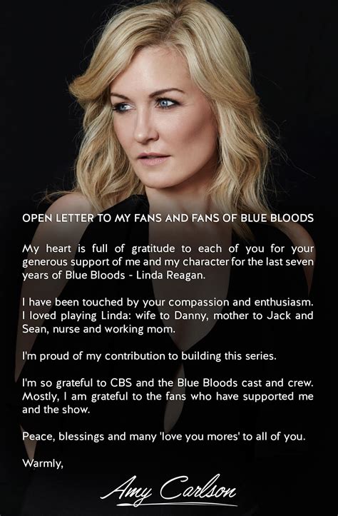 'Blue Bloods':Amy Carlson Exits CBS Drama Series After 7 Seasons