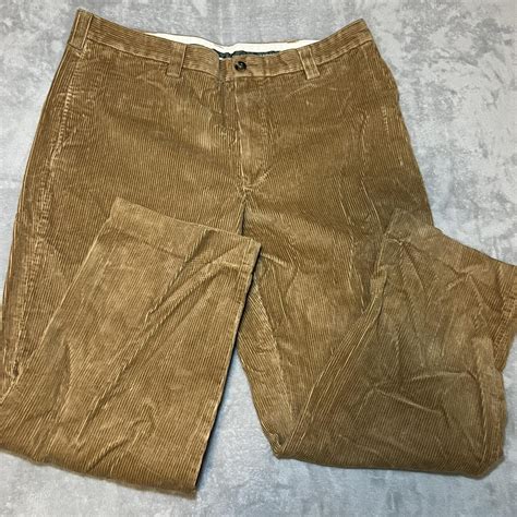 LL Bean Corduroy Pants Size 38 Classic Fit Men’s Tan - Depop