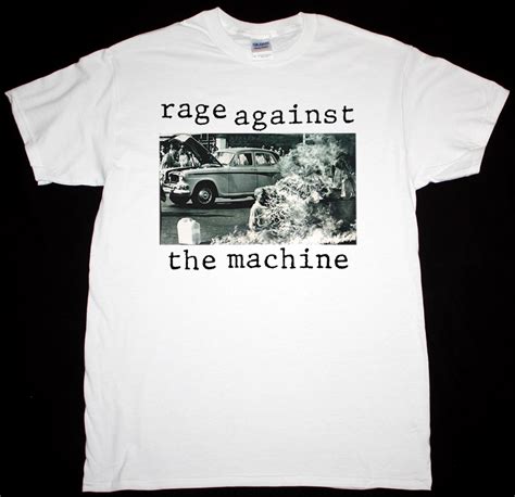 RAGE AGAINST THE MACHINE RATM 1992 NEW WHITE T-SHIRT - Best Rock T-shirts