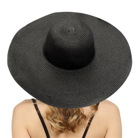 IDALL Hats for Women,Beach Hats Summer Hats For Women Wide Bongrace ...