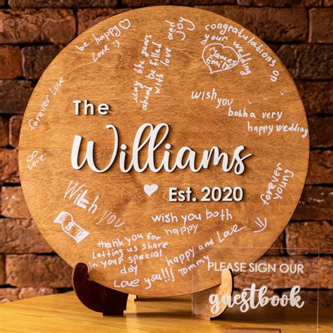 Wedding Guest Book Sign, Wedding Guest Sign, Signature Wedding Sign ...