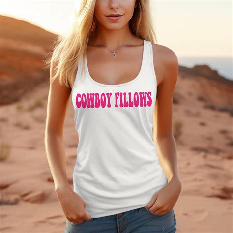 Cowboy Pillows Tank Top, Gift for Cowgirl, Cowboy Gift for Her, Cowboy ...