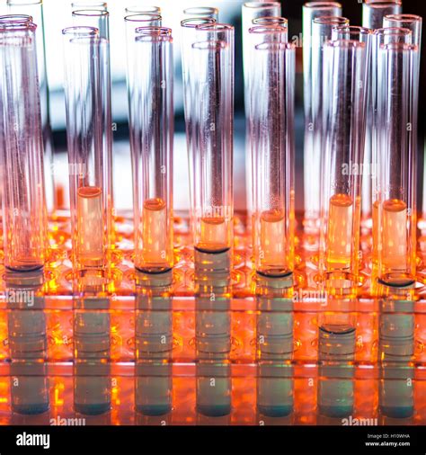 Laboratory glass test tubes Stock Photo - Alamy