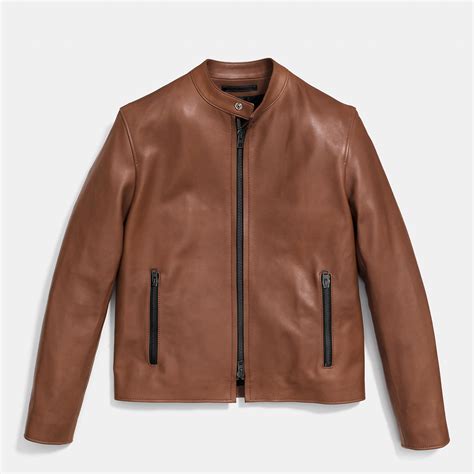 Coach Outlet Women's Leather Jacket at Alma Jones blog