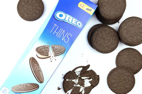 KHARKIV, UKRAINE - FEBRUARY 14, 2021 Oreo thins crispy cookies pack ...