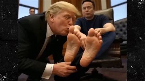 Donald Trump Sucking Elon Musk's Toes in A.I. Video Shows Up in D.C ...