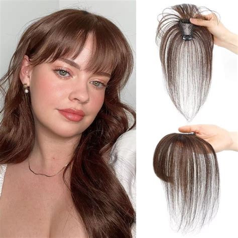 Pony Haarteil, Clip in Pony Echthaar, Haarteil Mit Klammer, One Piece ...