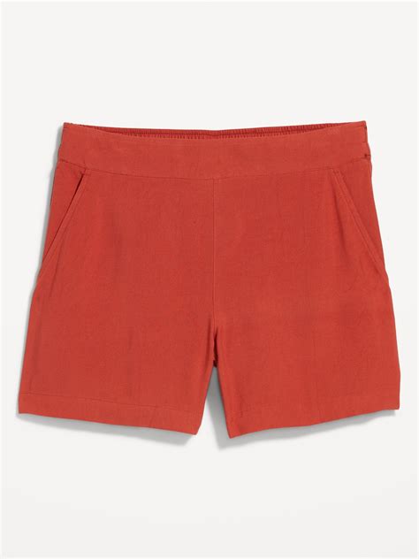 High-Waisted Playa Shorts -- 4-inch inseam | Old Navy