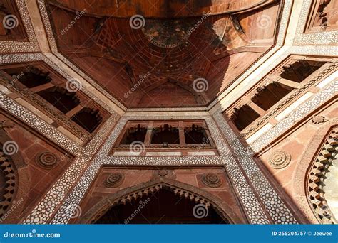 Buland Darwaza Gate is the Entrance To Jama Masjid Mosque in Fatehpur Sikri, Agra, Uttar Pradesh ...