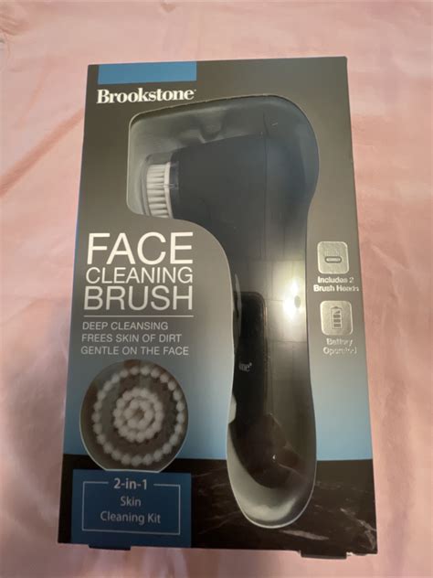 New BROOKSTONE FACE CLEANING BRUSH 2 IN 1 SKIN CLEANING KIT BRAND NEW ...