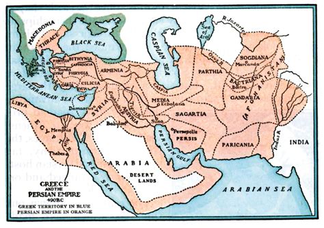 Map Of Ancient Greece And Persia - Printable Maps Online