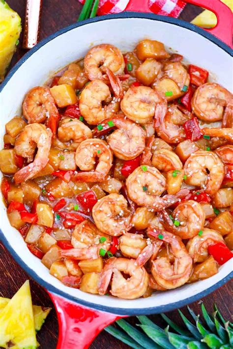 Pineapple Shrimp Recipe - Sweet and Savory Meals